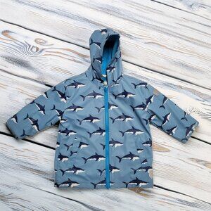 Hatley Shark Raincoat Size 2